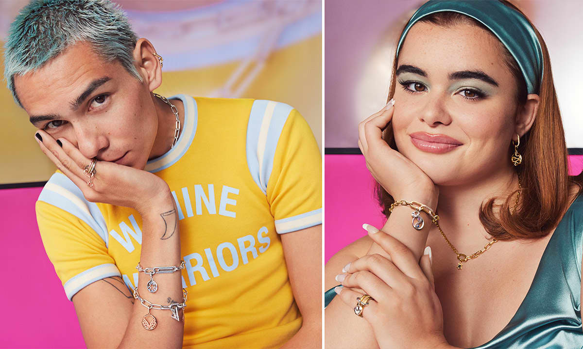 Euphoria’s Barbie Ferreira and Gossip Girl’s Evan Mock star in Pandora’s new campaign: see photos