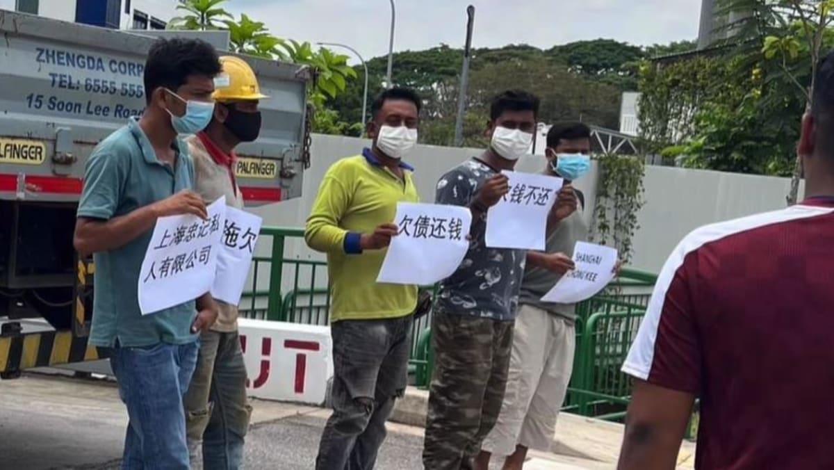 Greater than 260 migrant staff owed salaries by contractor Shanghai Chong Kee: MOM