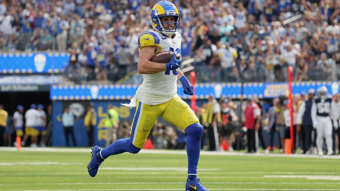 Rams WR Cooper Kupp – All NFL video games needs to be performed on grass