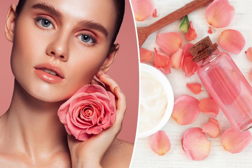 Rose magnificence, skin-care and fragrances are having a second