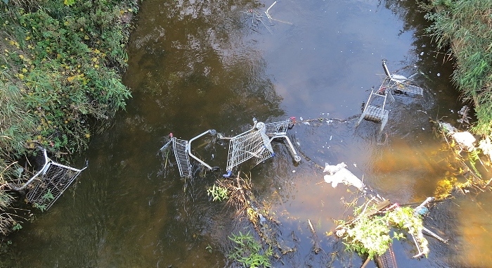 Anger over buying trolleys dumped in River Weaver in Nantwich