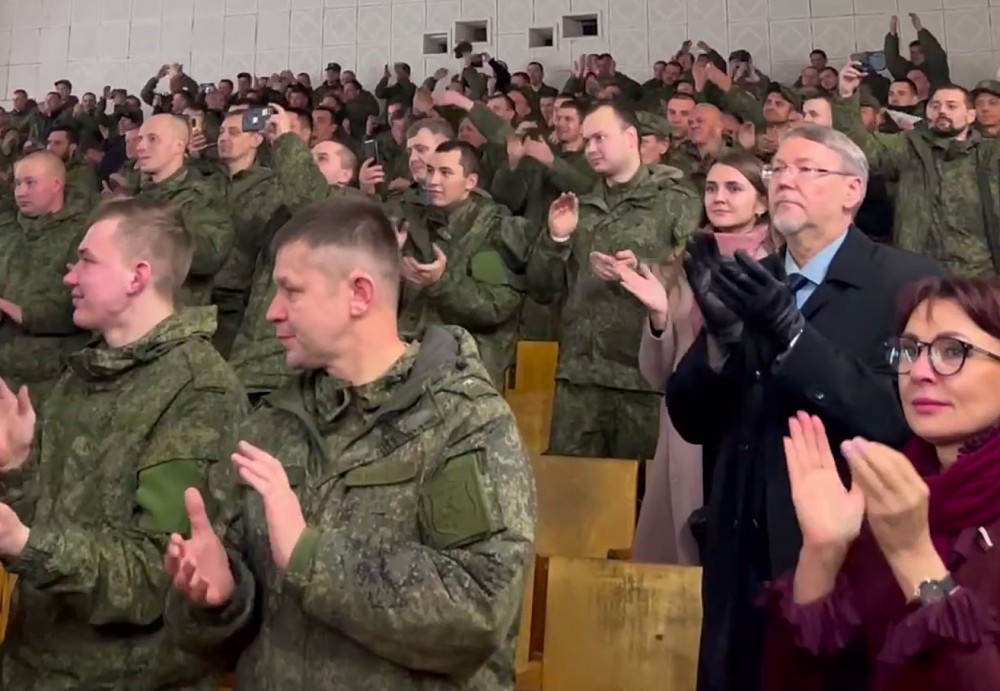 With a music hit about superb demise for the motherland, reservists from northern Russia put together for battle