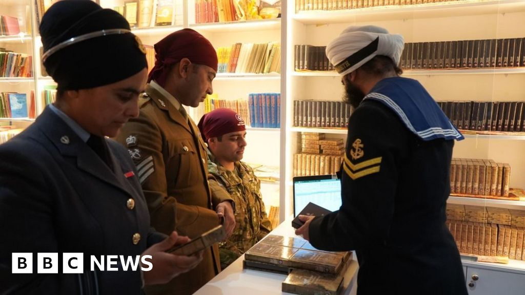 Sikh prayer books return to navy after 100 years