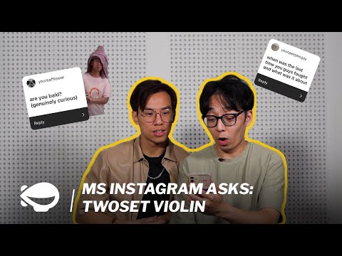 Do Brett and Eddy from TwoSet Violin ever struggle? | MS IG Asks – MothershipSG