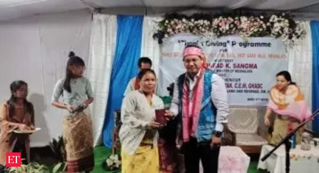 land patta: Meghalaya CM awards Land Patta to over 100 tribal households in Reserve Gittim of Western Garo Hills