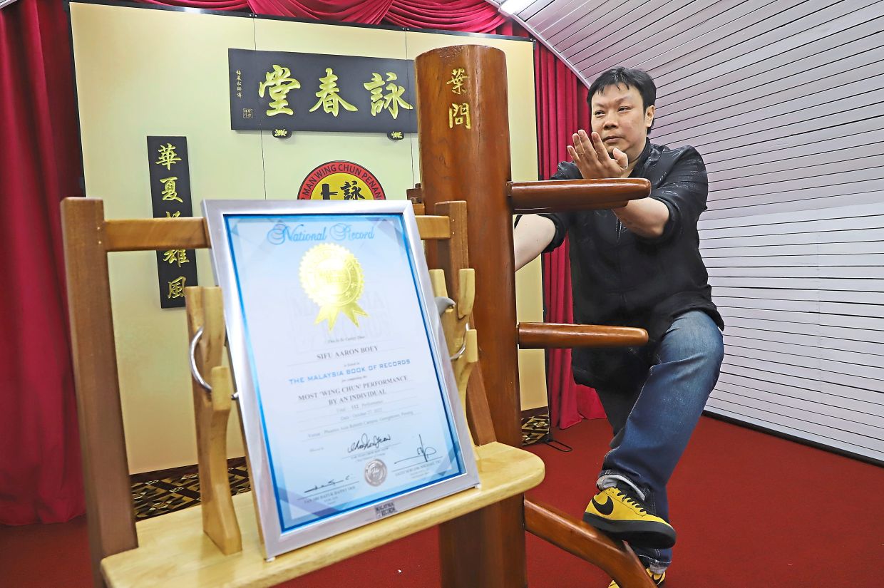 Wing Chun exponent will get into document books, makes grasp proud