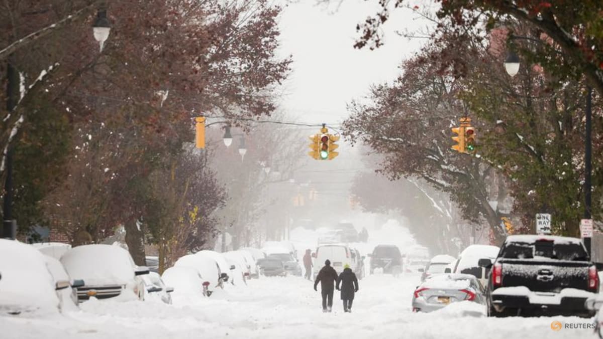 Snowstorm batters western New York, limiting journey forward of Thanksgiving