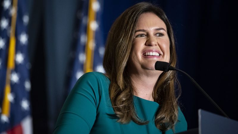 CNN Projection: Republican Sarah Huckabee Sanders will win Arkansas governorship