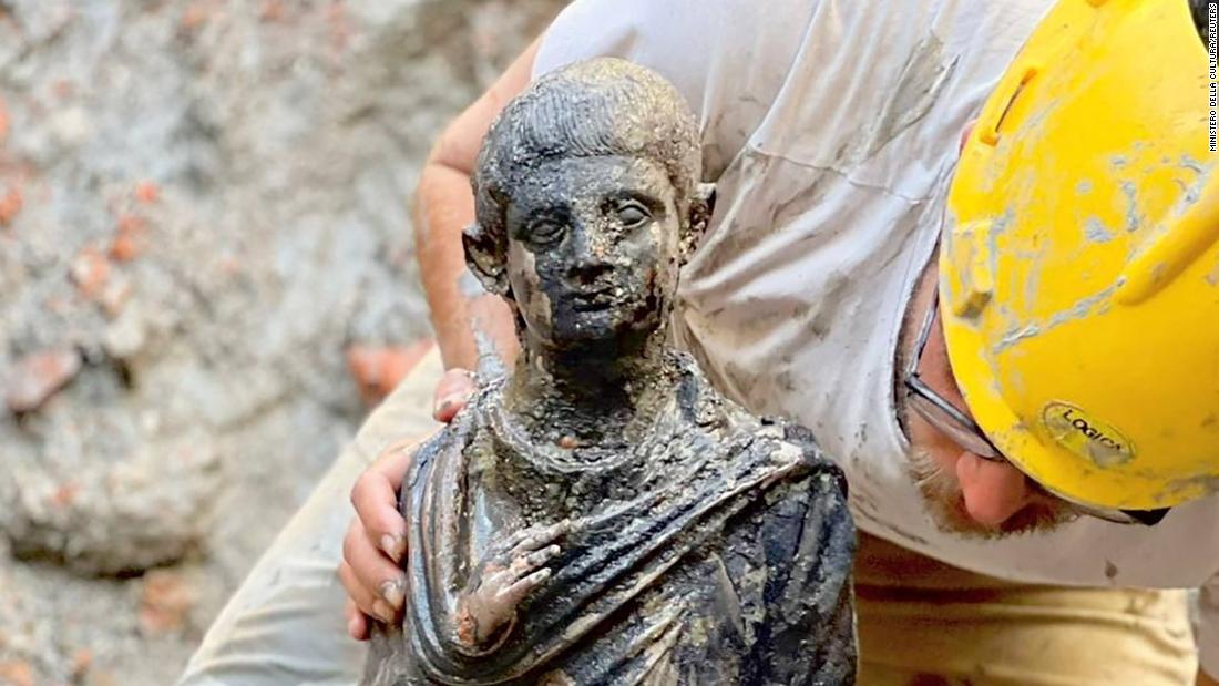 Italy hails ‘distinctive’ discovery of historical bronze statues in Tuscany