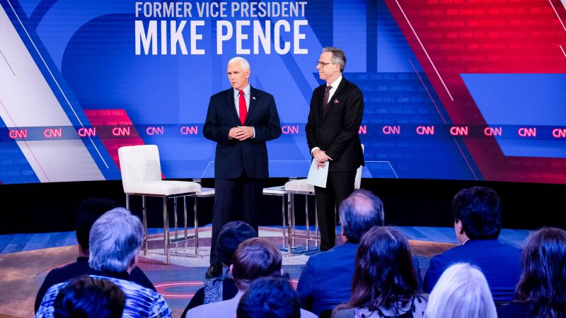 Takeaways from former Vice President Mike Pence’s CNN city corridor