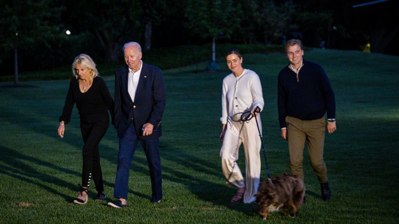 Biden granddaughter’s wedding ceremony gives youthful spin for president turning 80