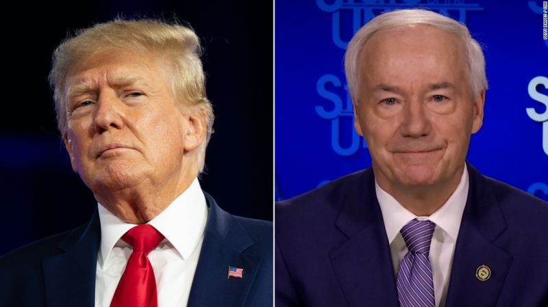 Arkansas GOP governor says Trump’s assembly with Holocaust denier is ‘very troubling’ and ’empowering’ for extremism