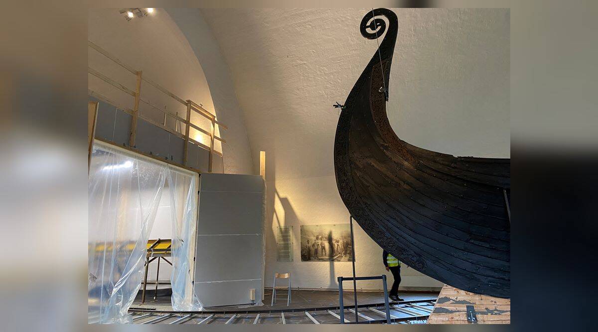 Millennium-old Viking ships shored up for Oslo transfer