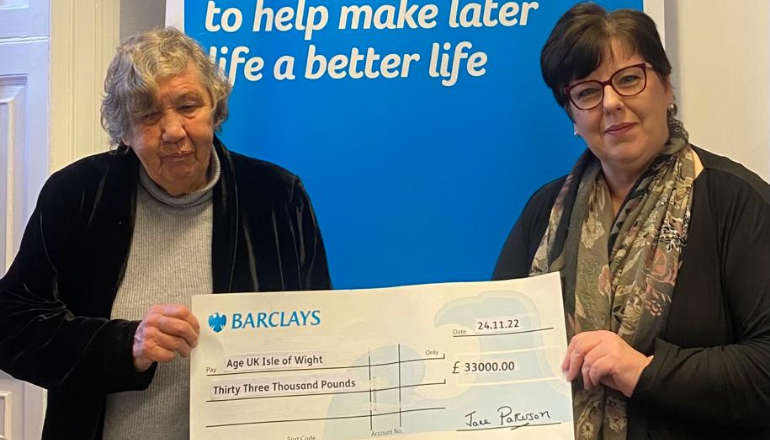 Wolverton Manor Backyard Honest Raises £33,000 For Age UK Isle Of Wight