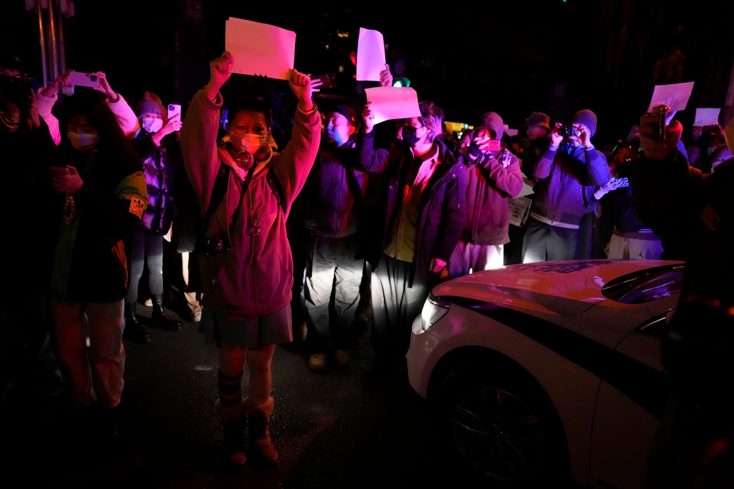 Protesters in China demand finish to nation’s strict coronavirus guidelines