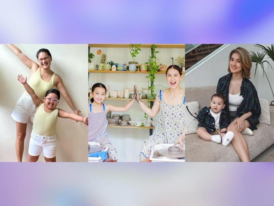 IN PHOTOS: Movie star mothers and their twinning moments with their children – GMA Community