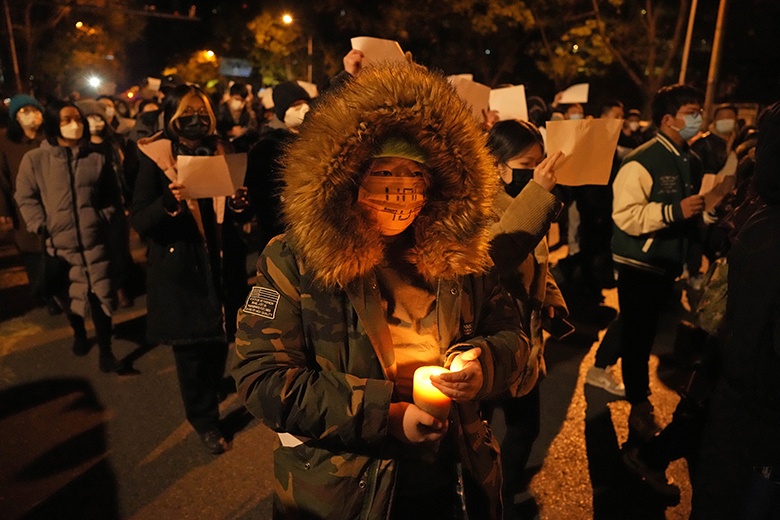 Protests erupt over China’s strict anti-coronavirus measures