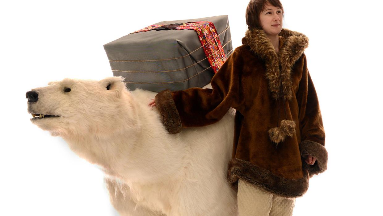 Life-size polar bear Bjorn making an look at Marshes Procuring Centre this weekend