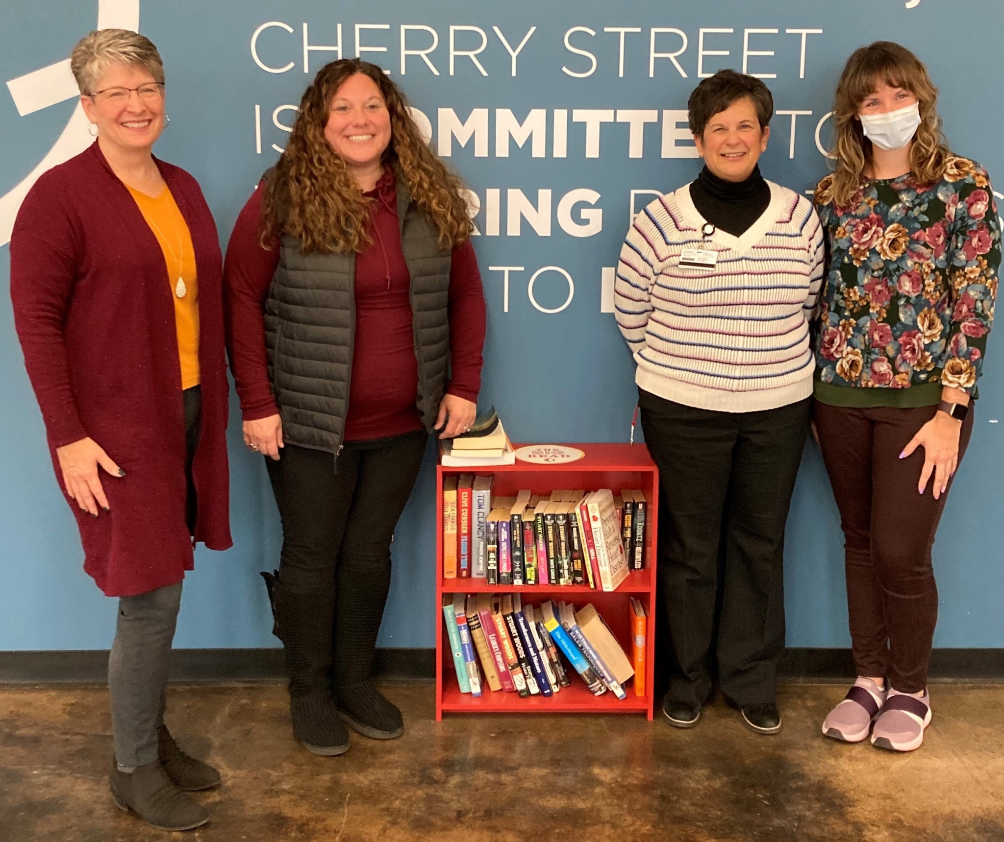 Owens Massive Learn mission donates bookshelves and books