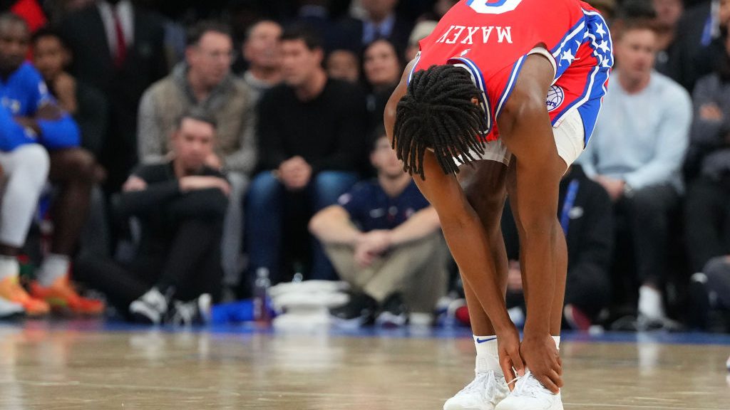 Tyrese Maxey leaves recreation with left foot damage, MRI on Saturday