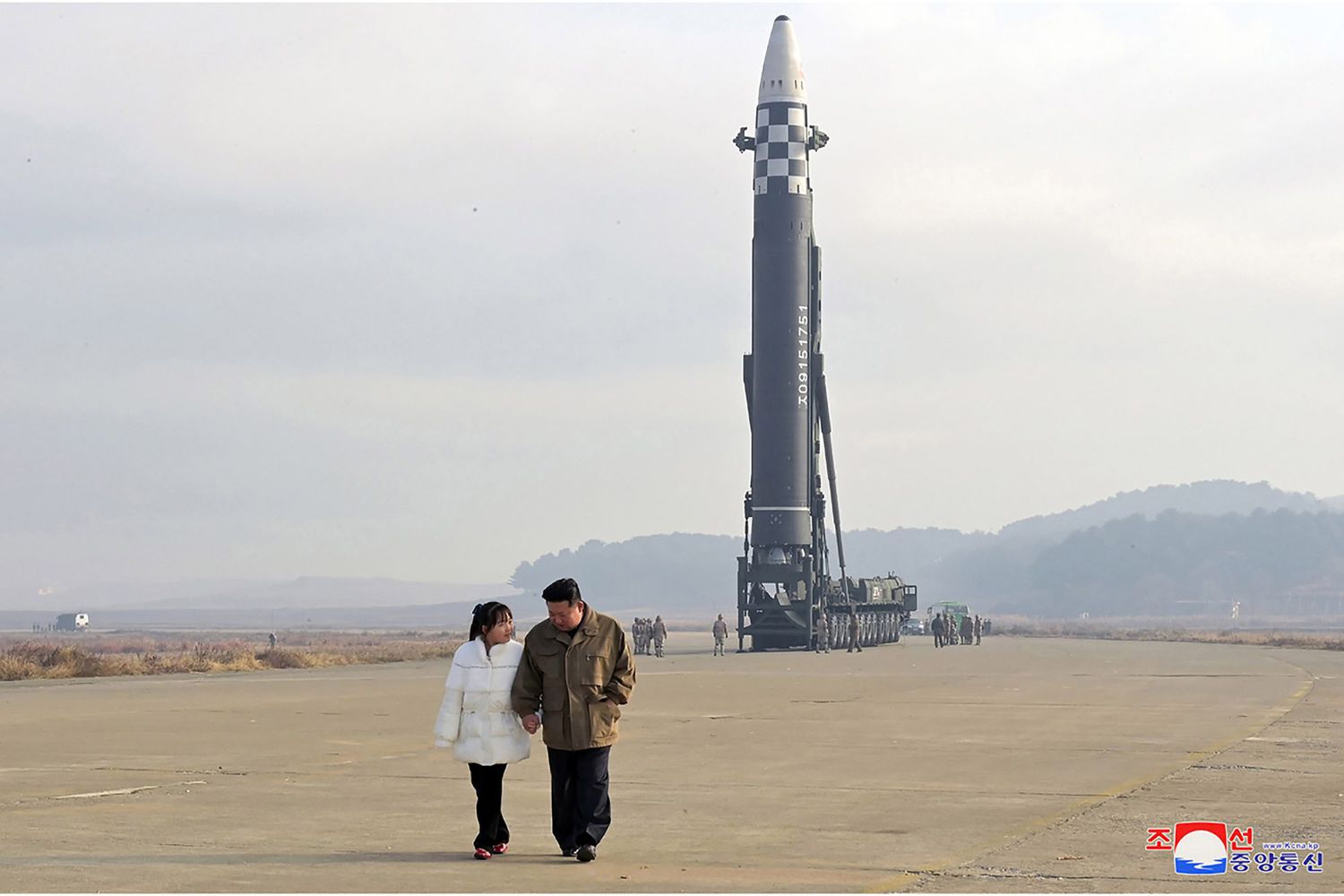 Kim Jong-un’s Daughter Seems with Dictator at Check of Missile