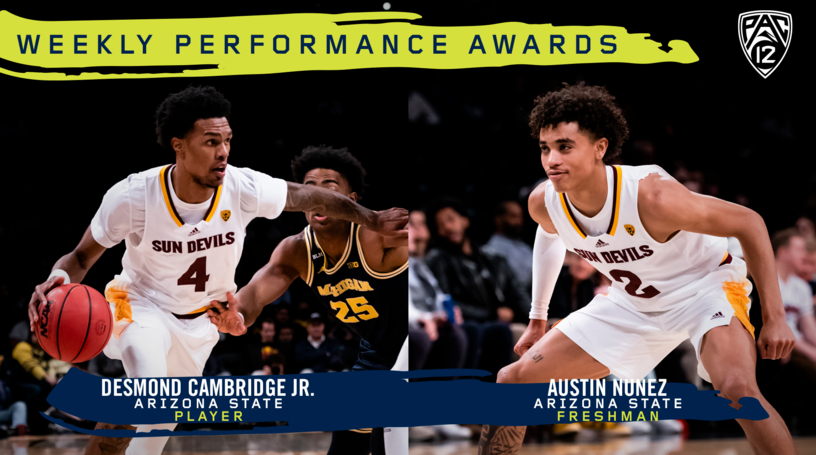 Pac-12 Males’s Basketball Efficiency Awards, offered by Nextiva – November 21, 2022