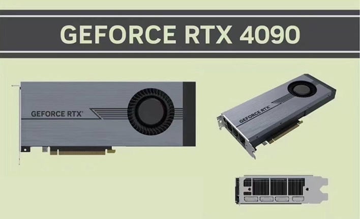 GeForce RTX 4090 With A 2-Slot Blower-Fashion Cooler Emerges And It is Giving Us PTSD