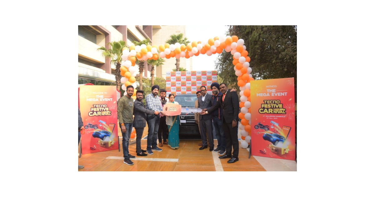 TECNO Cell Concludes Its Distinctive TECNO Festive CARnival Bumper Prize Automotive Winner from Delhi Drives Away with a Mahindra XUV 300