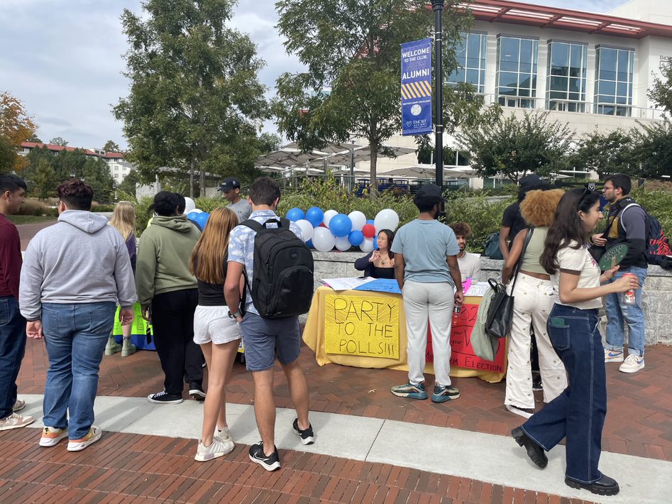 Emory golf equipment mobilize early vote, educate younger voters