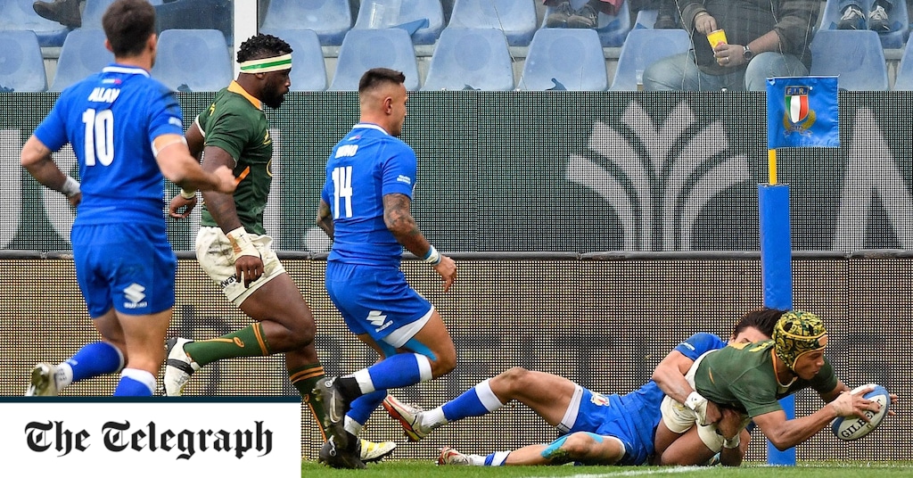 South Africa activate the model in second half to slam plucky Italy