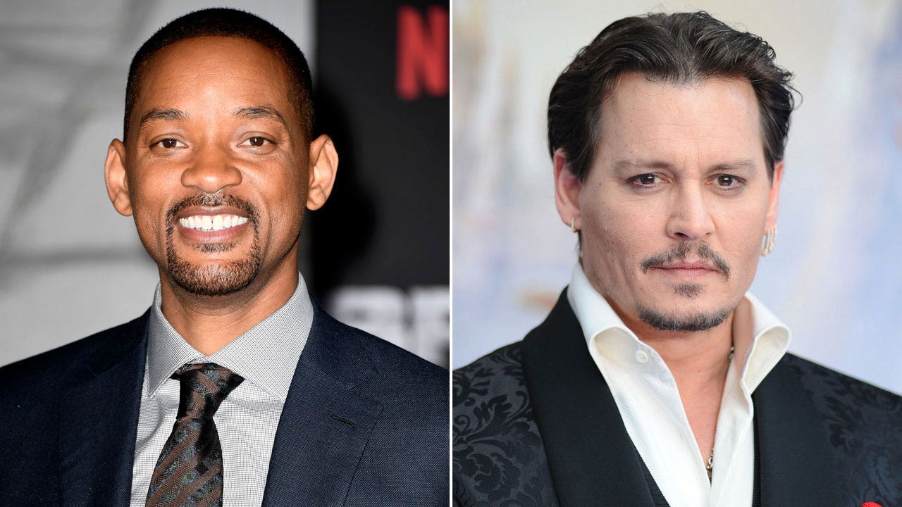 Will Smith and Johnny Depp lead movie star comebacks after being canceled