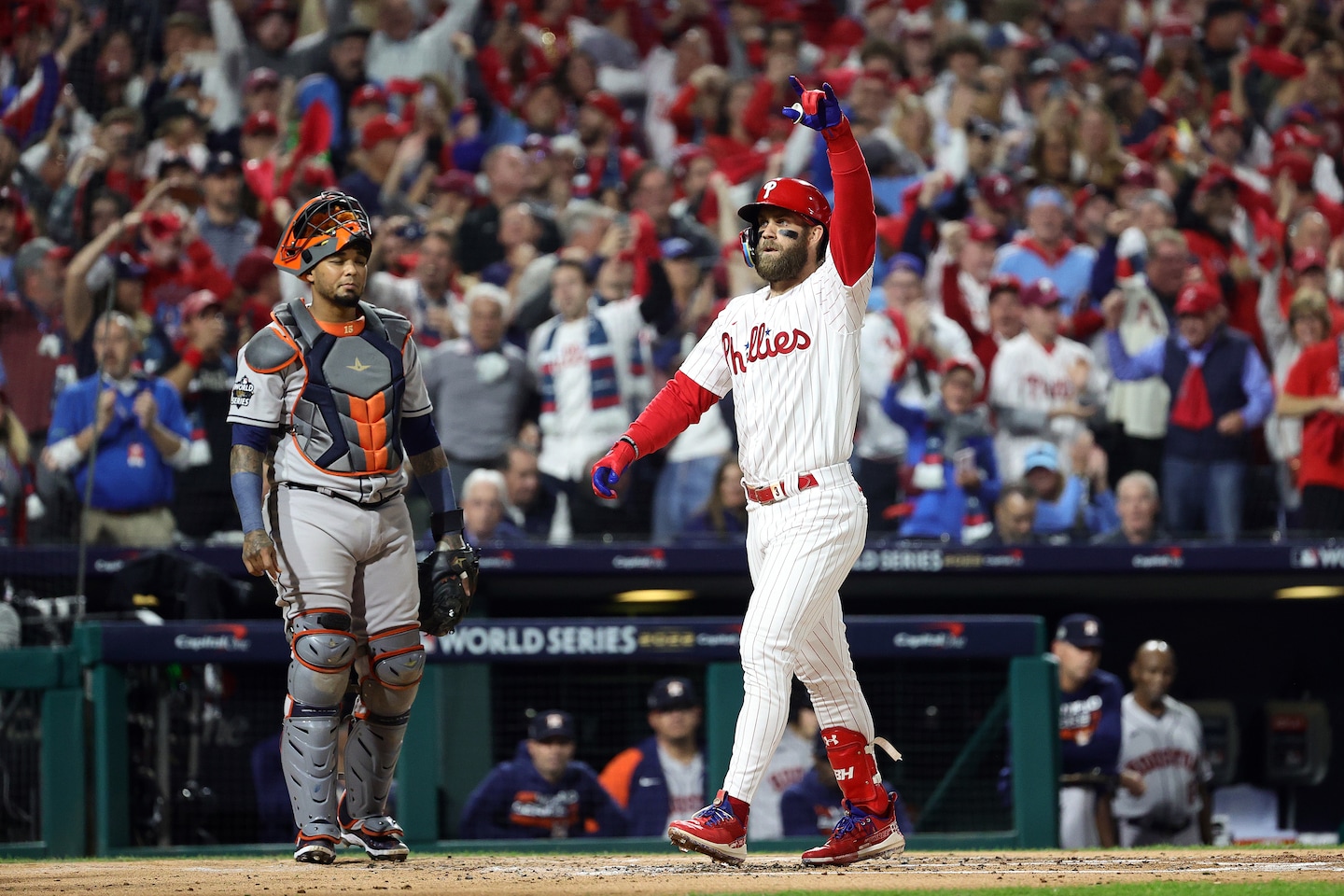 Bryce Harper, Brandon Marsh hit homers as Phillies lead World Sequence Sport 3