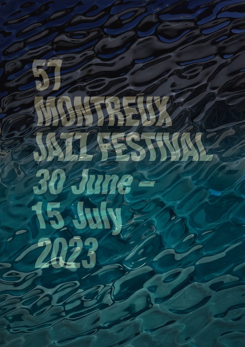 Guillaume Grando’s watery poster design chosen for the Montreux Jazz Competition