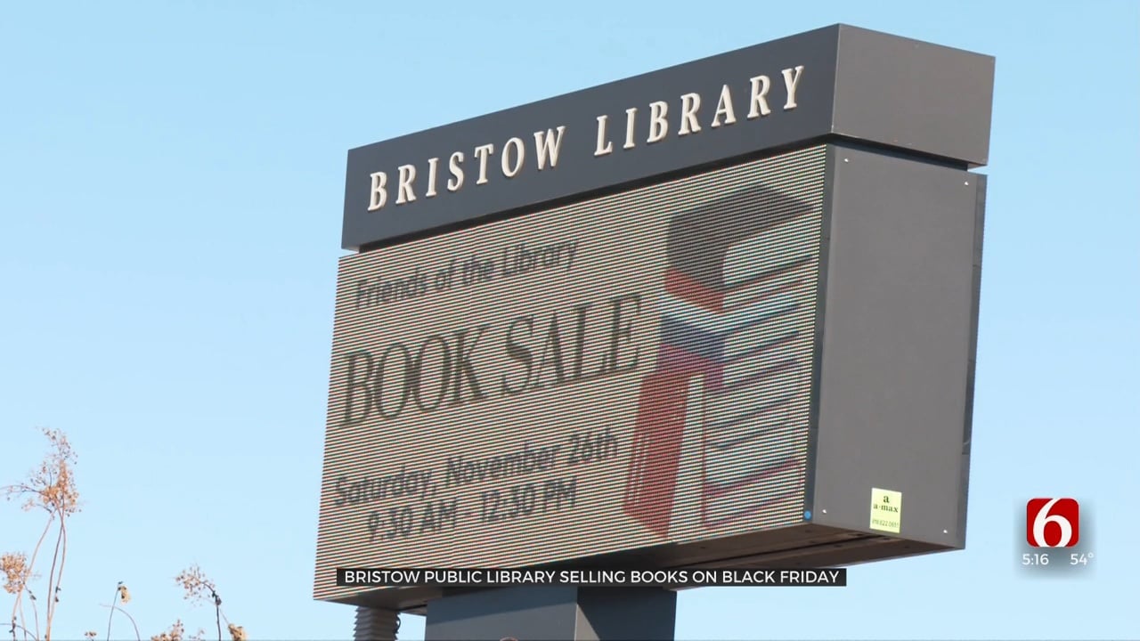 Bristow Public Library Promoting Hundreds of Books at Upcoming Sale