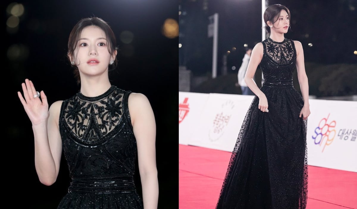 ‘Alchemy of Souls’ actress Go Yoon Jung mesmerizes along with her magnificence on the purple carpet for the ‘Blue Dragon Movie Awards’