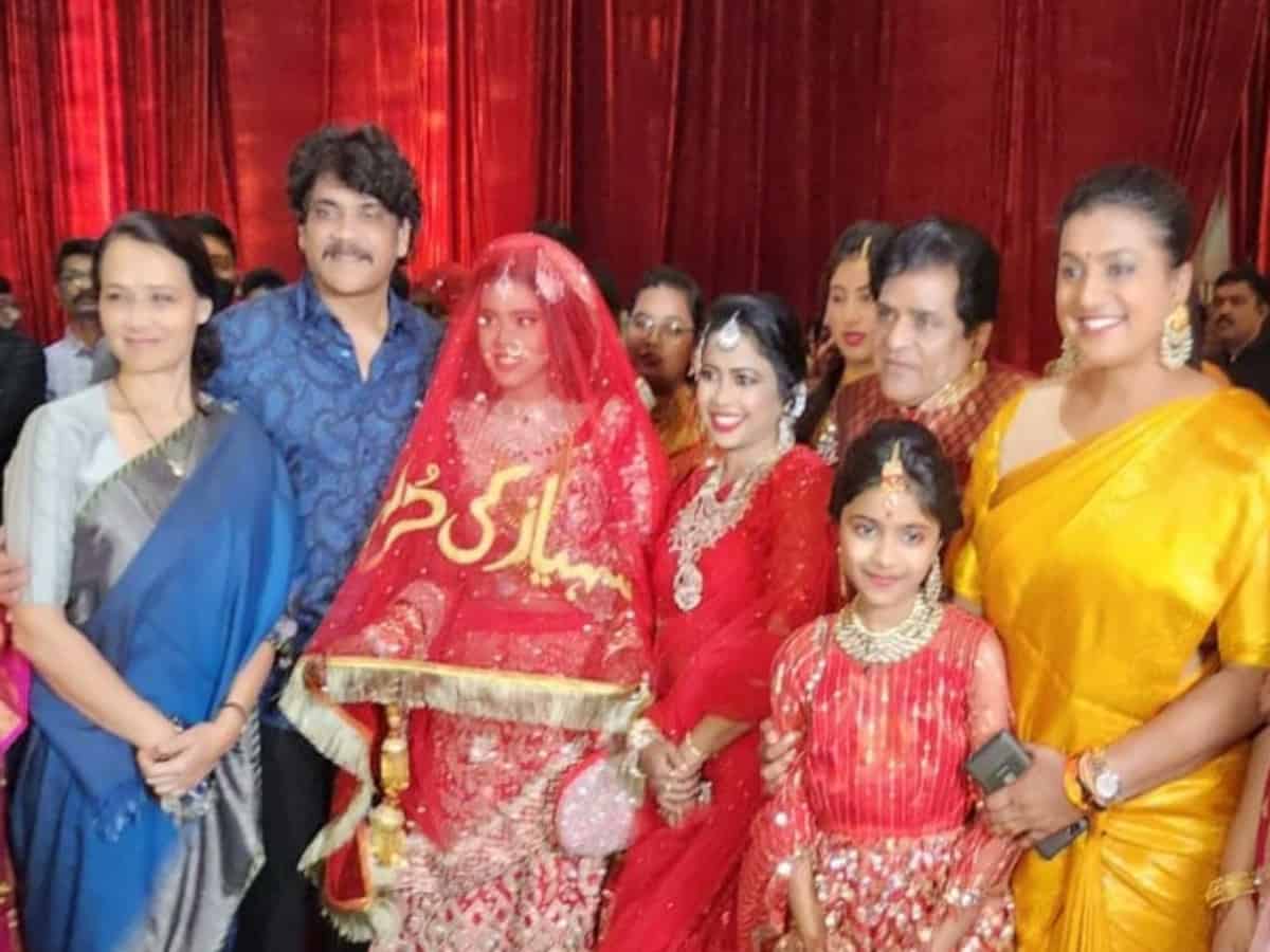 Stars attend comic Ali’s daughter’s Nikah in Hyderabad