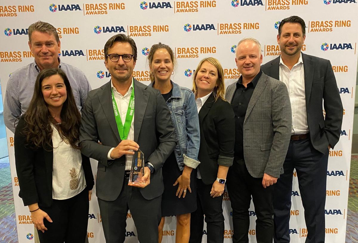 Vortex Worldwide Wins 2022 IAAPA Brass Ring Award