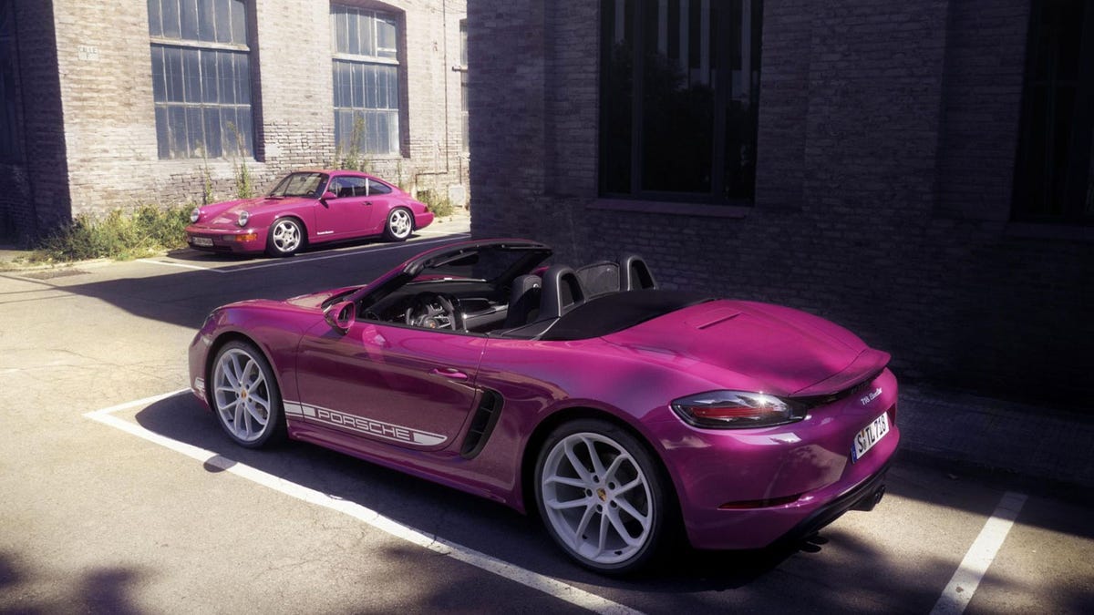 Porsche Brings Again ’90s Pink With Type Version Boxster and Cayman