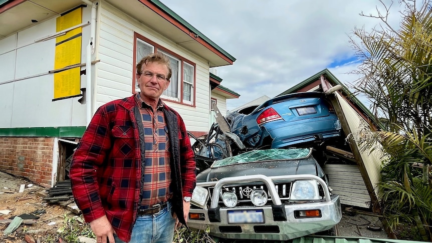 Automobile crashes into Albany dwelling, leaving path of destruction and particles