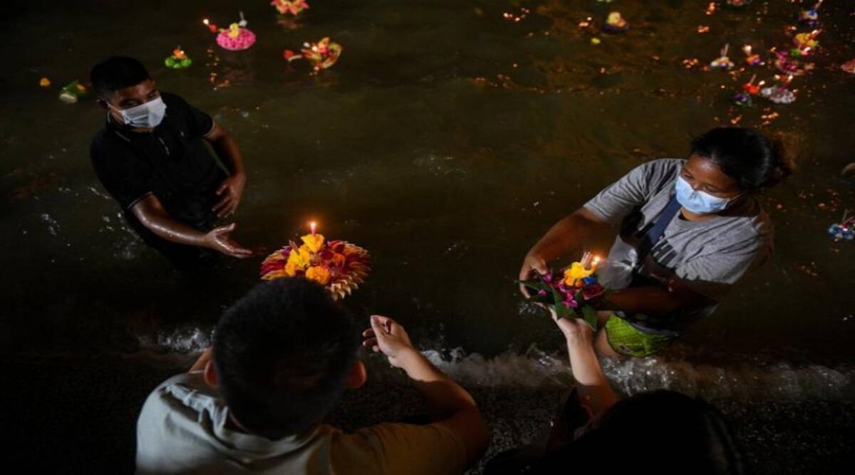 In footage: Thailand’s floating basket competition, a celebration of water Goddess