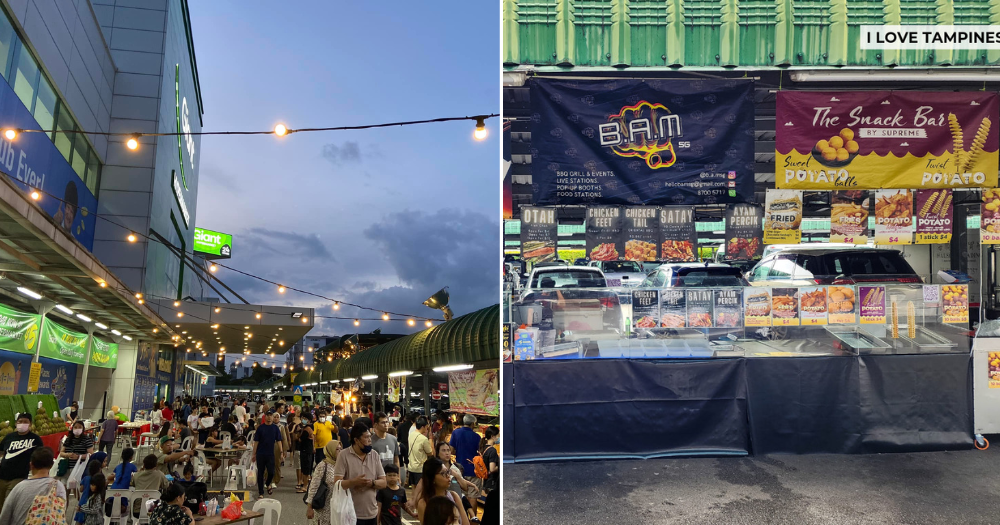 Pasar malam at Large Hypermarket Tampines: Over 20 meals stalls, claw machines & carnival video games until Dec. 4 – Mothership.SG