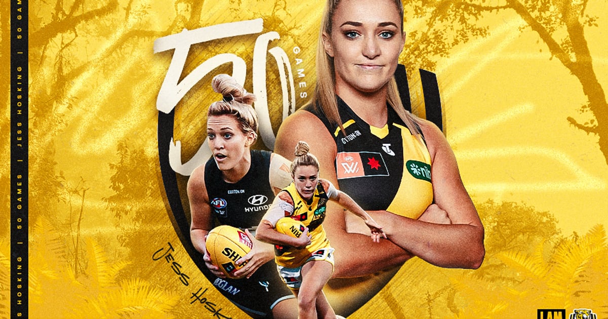 Jess Hosking to succeed in 50 AFLW video games