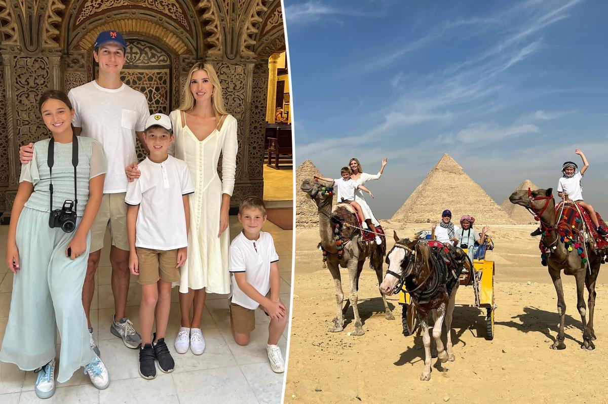 Ivanka Trump travels to Egypt for household trip after leaving politics