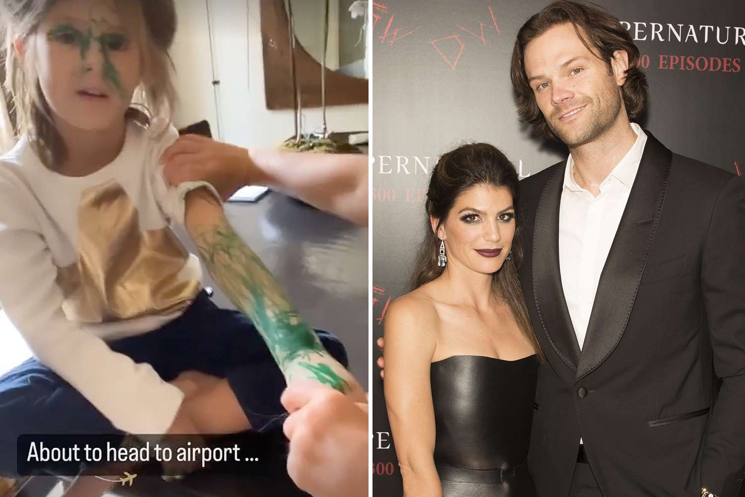 Jared Padalecki’s Spouse Reveals Daughter Coated in Marker Earlier than Airport