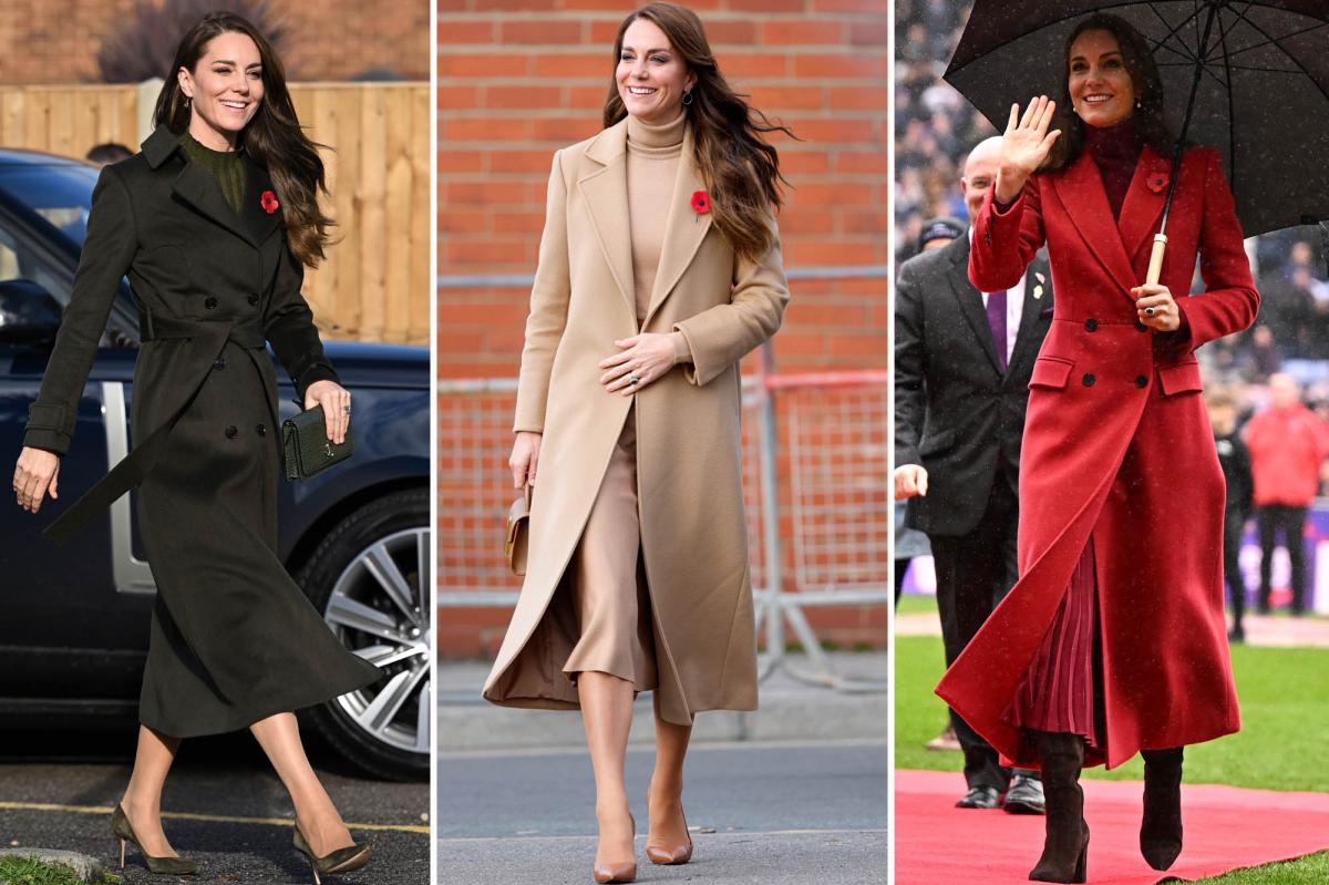 Kate Middleton makes a case for monochromatic model: Store her appears