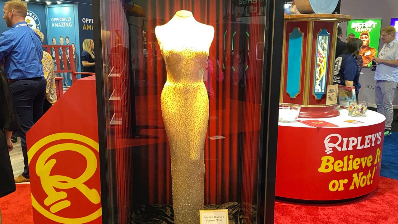 Ripley’s places Marilyn Monroe gown on show in Orlando