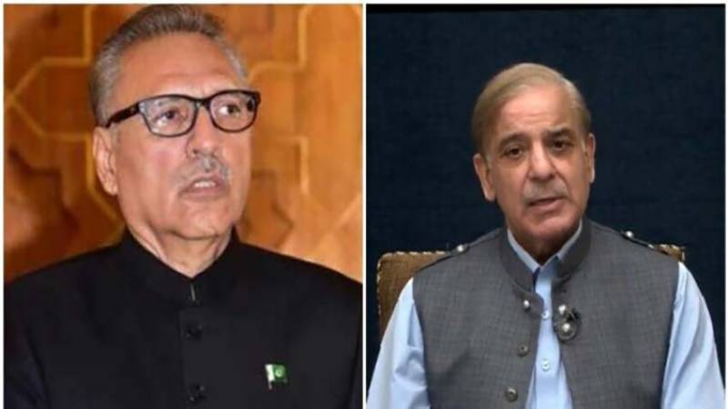 President Alvi needs PM Shehbaz an early restoration from coronavirus