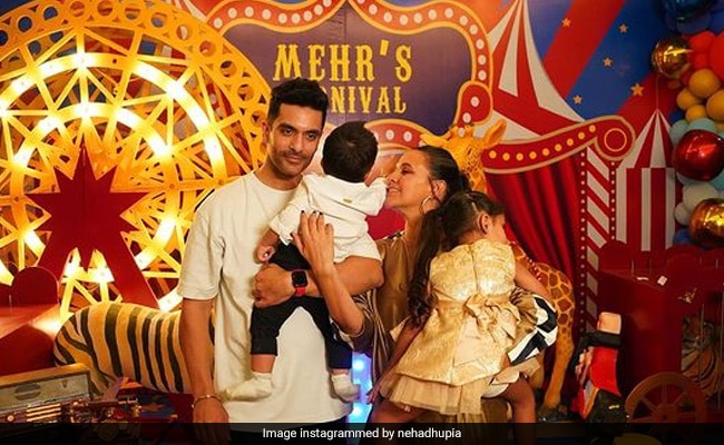 Neha Dhupia Shares Pics From Daughter Mehr’s Carnival-Themed Birthday Get together