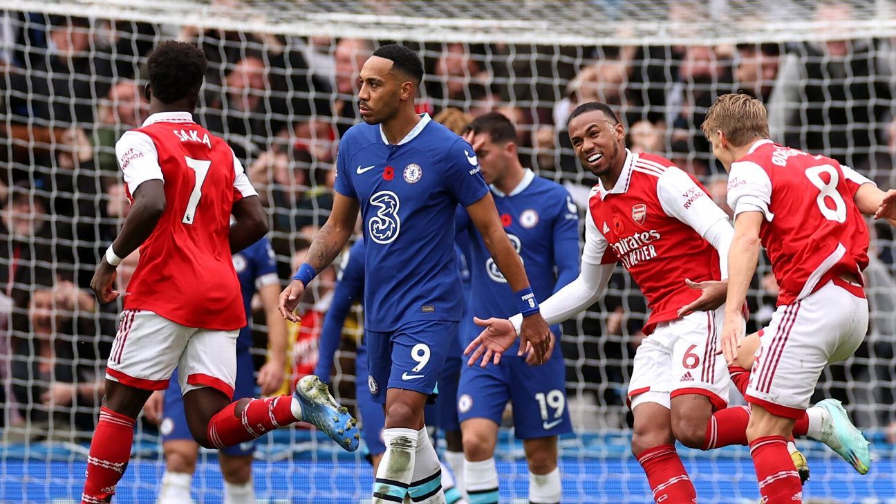 Arsenal’s Gabriel taunts Chelsea’s Aubameyang over derby defeat