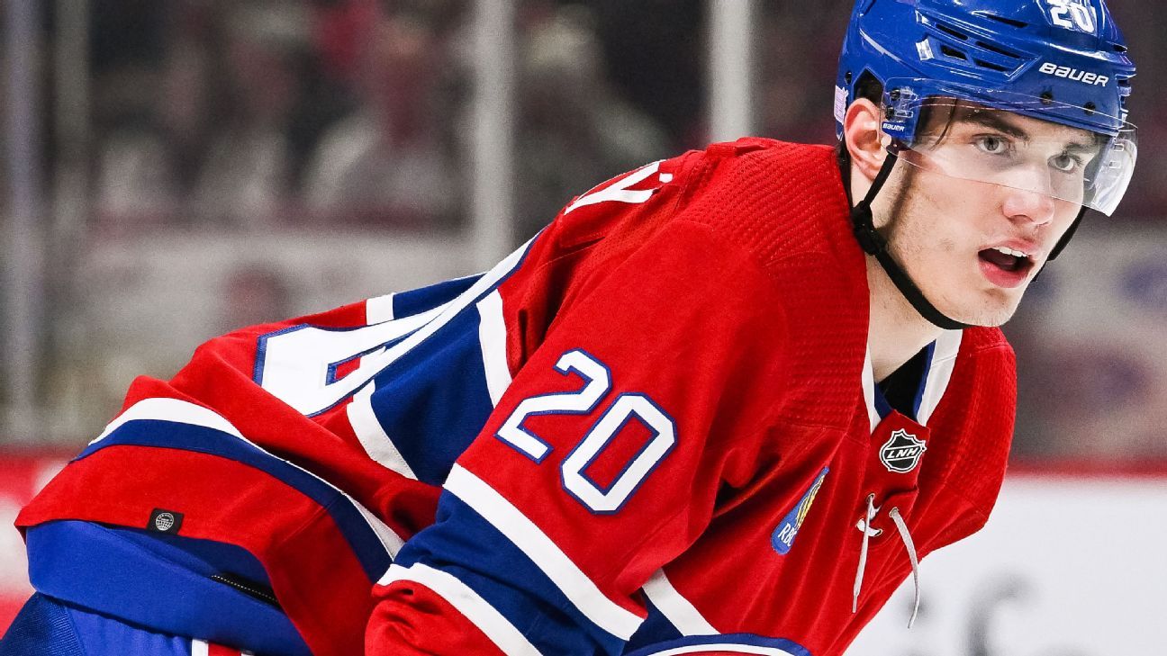 Montreal Canadiens rookie Juraj Slafkovsky suspended two video games